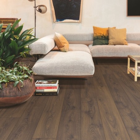 SUELO LAMINADO ROBLE MARRÓN CACAHUETE