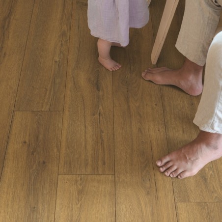 SUELO LAMINADO ROBLE MARRÓN CACAO