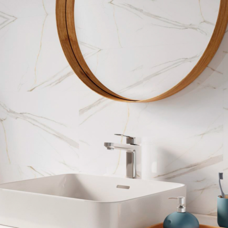 PANEL SPC: CALACATTA WHITE