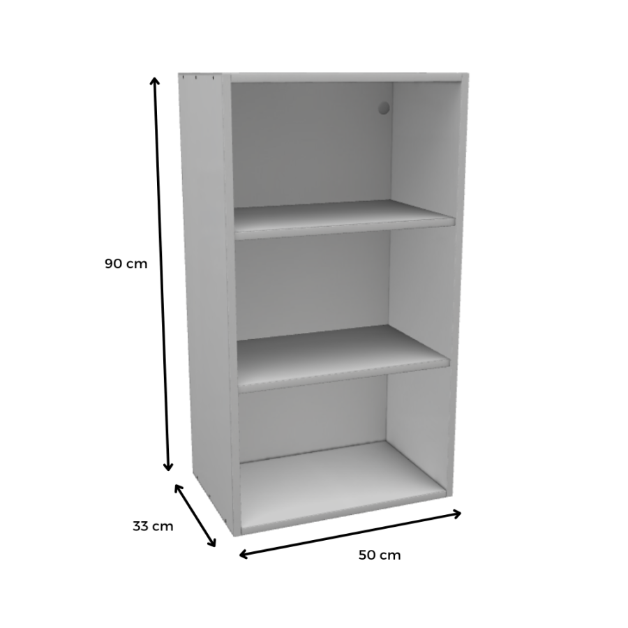 MÓDULO ALTO (BLANCO): 50x90x33cm