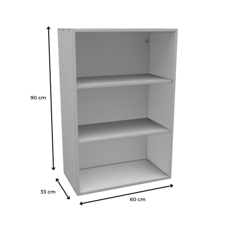MÓDULO ALTO (BLANCO): 60x90x33cm