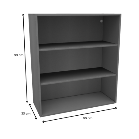 MÓDULO ALTO (ALUMINIO): 80x90x33cm
