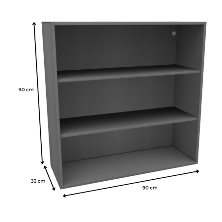 MÓDULO ALTO (ALUMINIO): 90x90x33cm