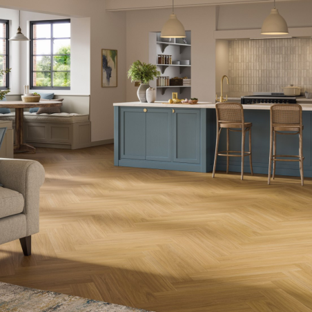 SUELO SPC: ROBLE OXFORD MARRÓN CARAMELO
