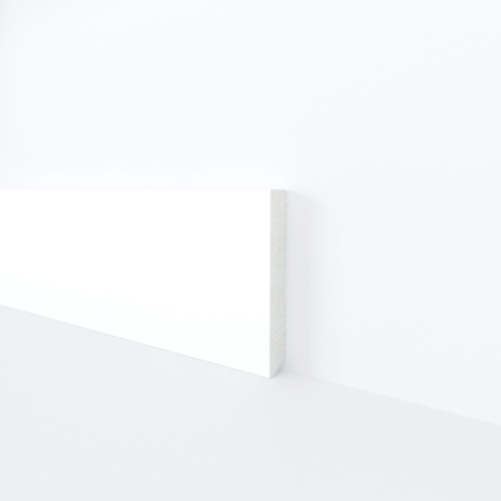 RODAPIÉ ANTIHUMEDAD LACADO BLANCO: 90 X 12 X 2200 MM
