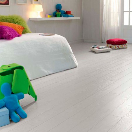 Suelo Laminado Roble Soberano Gris de la gama FINFLOOR STYLE - Aramol