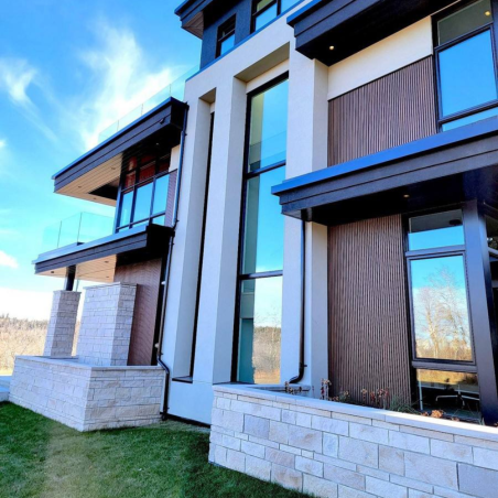 REVESTIMIENTO DE EXTERIOR/FACHADA (WPC): WALNUT