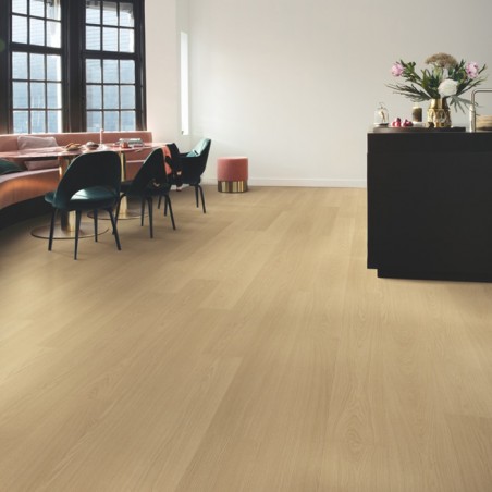 SUELO LAMINADO ROBLE BEIGE BARNIZADO